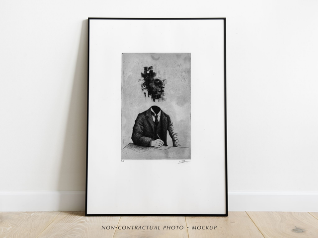 Fine art etching / Not framed / Portrait XV