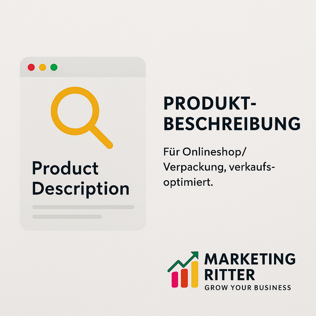 Produktbeschreibung (pro Stück) 