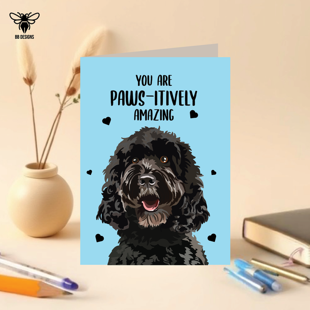Cockapoo - Anniversary/ Valentines Card