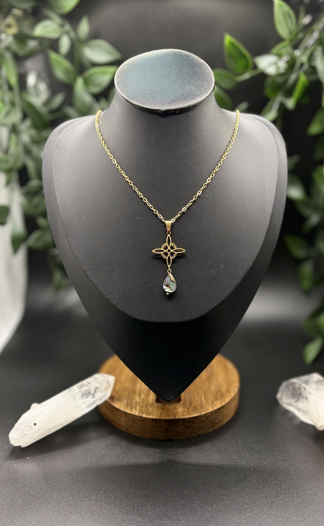 Collier Elya – Nœud de Sorcière & Ormeau