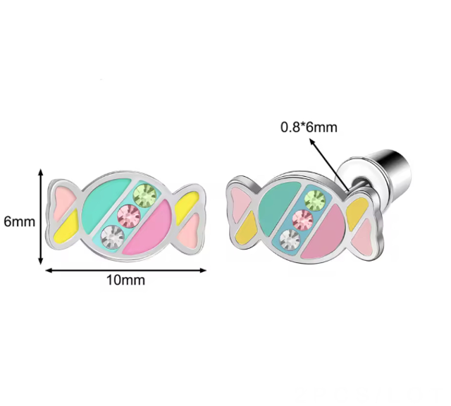 Sweet Candy Comfort Back Studs 