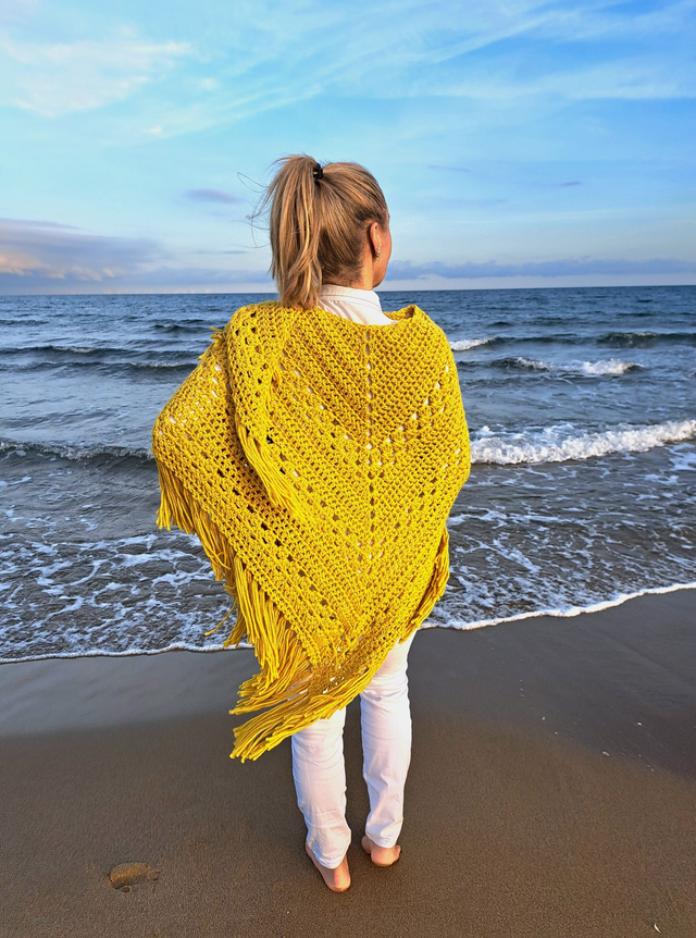 Chal merino amarillo