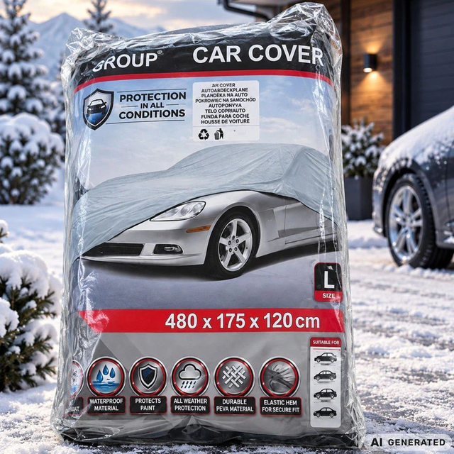 Bâche de protection pour voiture en PEVA L