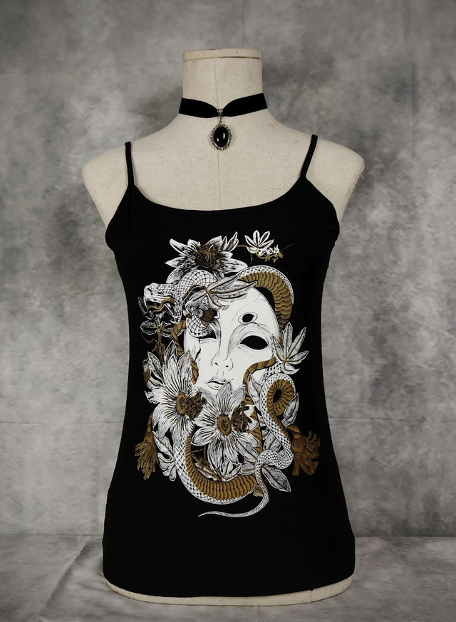 T-Shirt Lace "Snake & Mask"