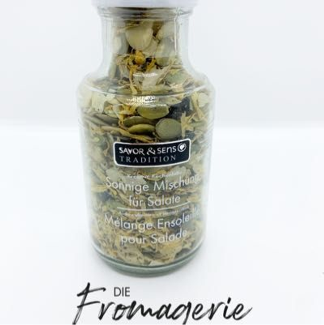 Sonnenblumenkerne im Glas für Salat, 120g