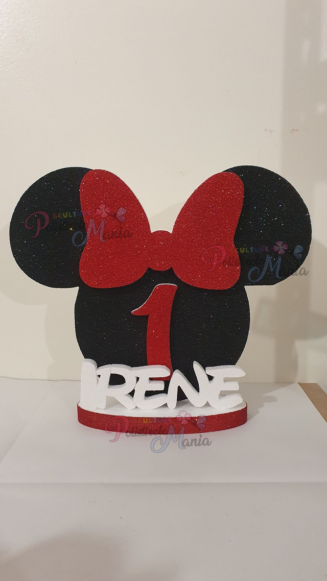 Testa di Minnie o Topolino in polistirolo