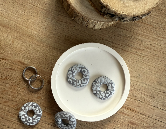 Big donut léo argenté