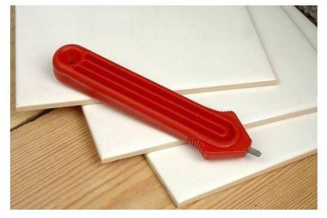 Linic Tile Cutter Red Cut Tiles by Hand TCT Tip Plastic Hand Bathroom Scorer