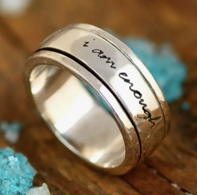 I am enough ring