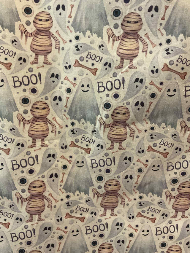 Rose and Hubble Halloween Ghostie Cotton