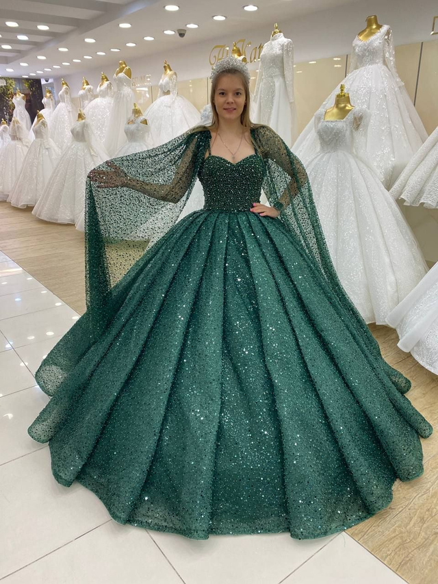 Robe de Soirée Princesse Full Strass et Paillettes