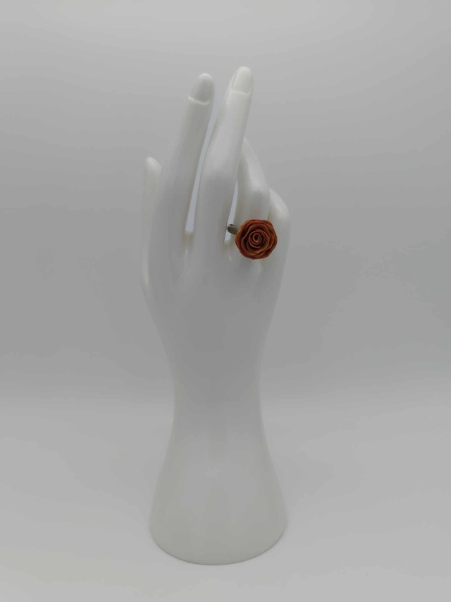 Bague en porcelaine froide Rose