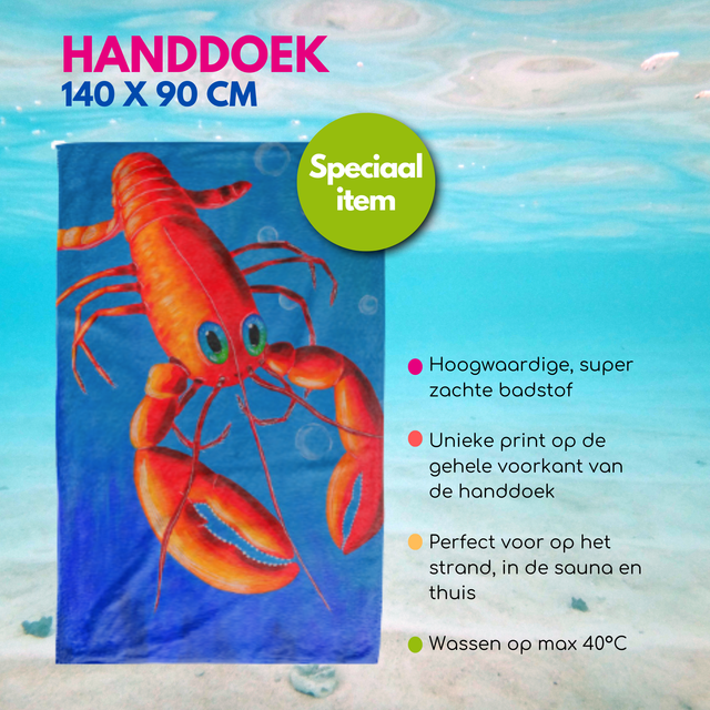 Kreeft | Handdoek