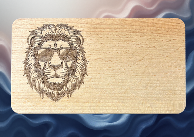 Brotbrett „Cooler Löwe“
