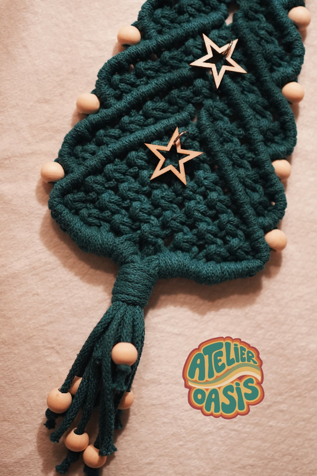 Sapin en macramé - taille M