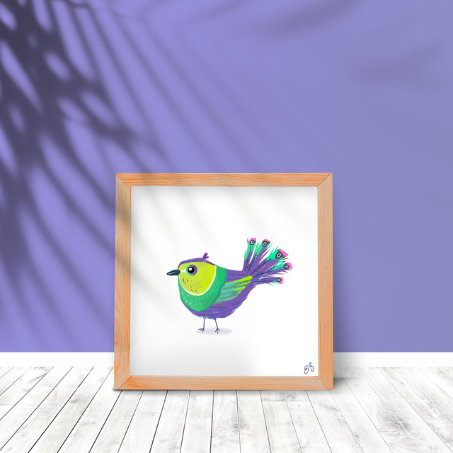 Print Oiseau Excentrique