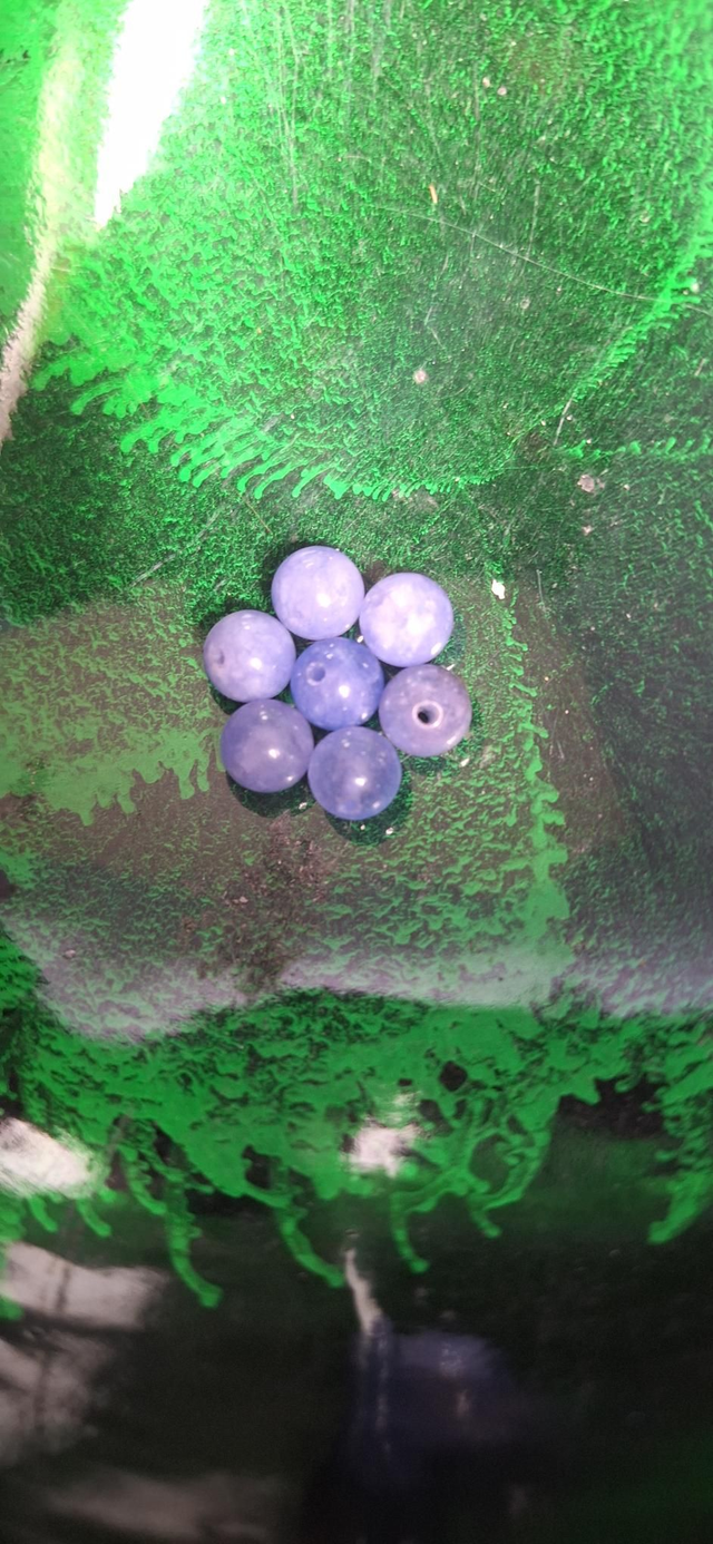 Dyed tourmaline blue LAST CHANCE 8mm