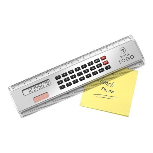 Ruler with calculator Heather, ABS