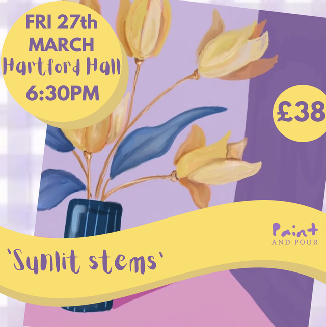 March 27th - Sunlit Stems, Hartford Hall, Hartford