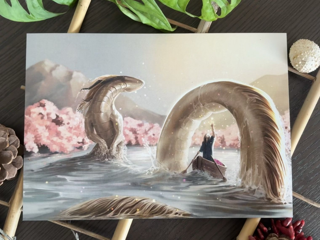 Dragon du printemps - A5