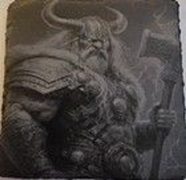 Slate Coaster - Fantasy Thor