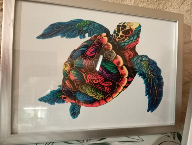 Sublimation sur  plaque alu avec son cadre