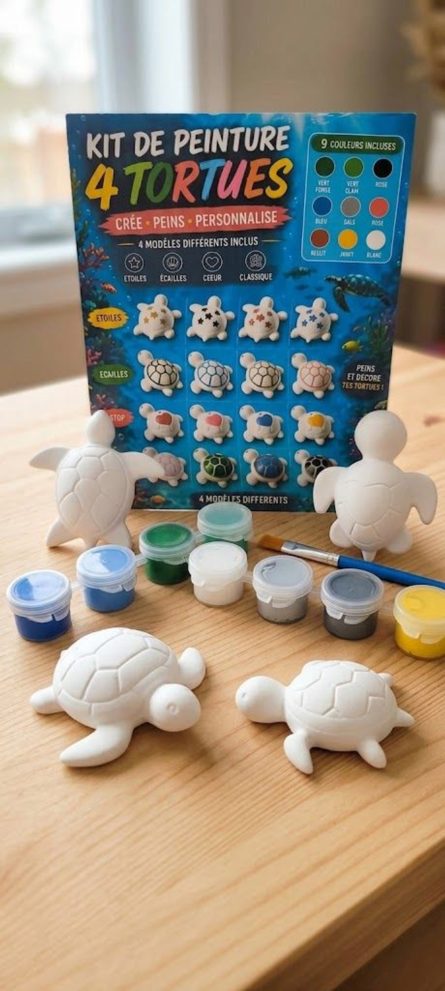 Kit de Peinture Tortues