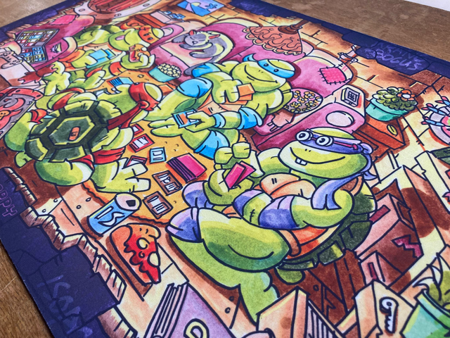 Turtle Game Night Playmat
