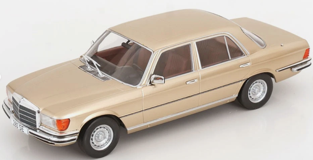 Mercedes Benz W116 1972 met. beige Modelcar Group 1:18