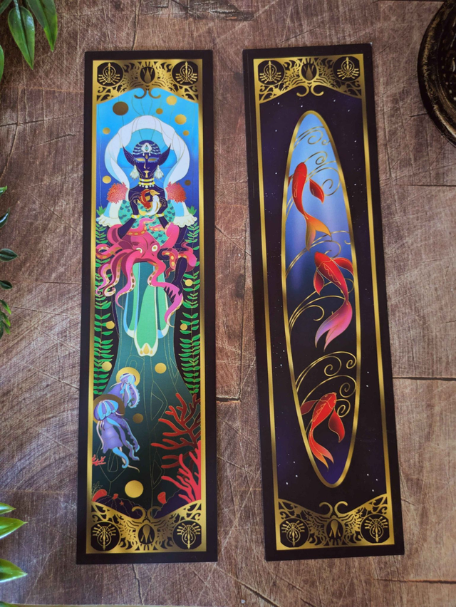 Marque-Page "Divinité de Wingthel : Rinja" - 5,5 x 21 cm