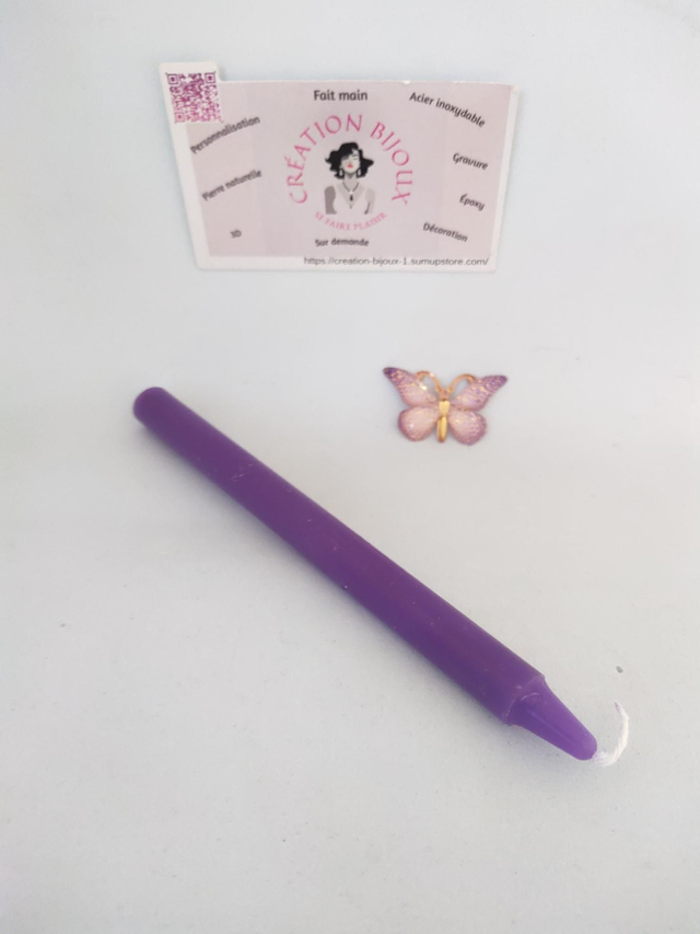 Bougie  violet 