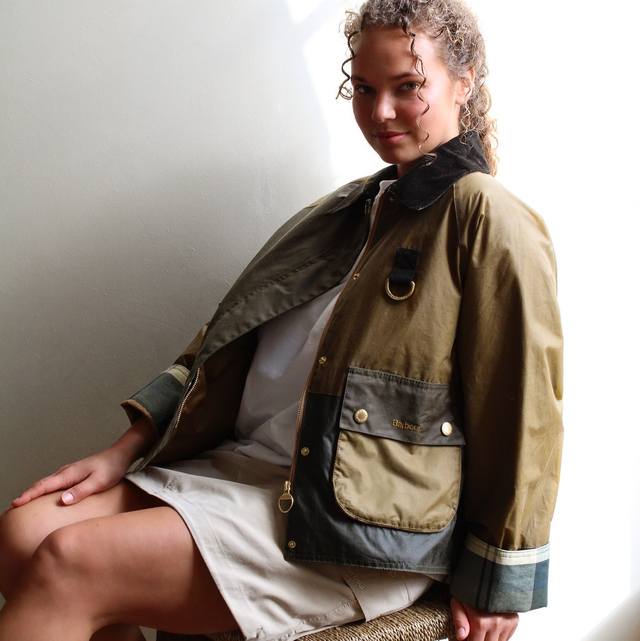 Barbour Farne Mini Skirt Light Sand