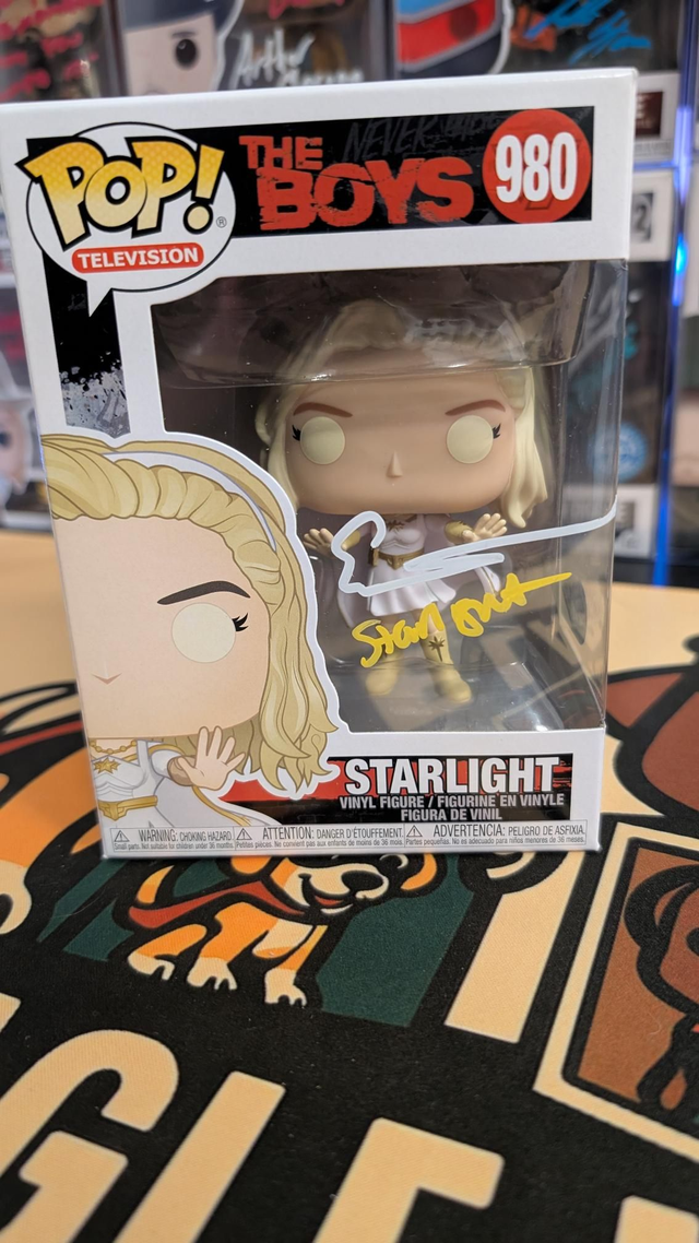 Funko Pop The Boys Starlight 980 Signed by Erin Moriarty with SWAU COA 