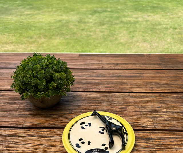 Cerámica Giraffe Lemon - Platito decorativo