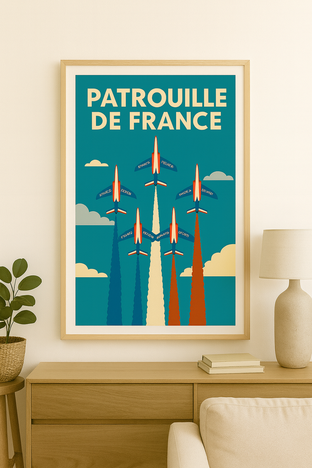 Affiche photo - Patrouille de France