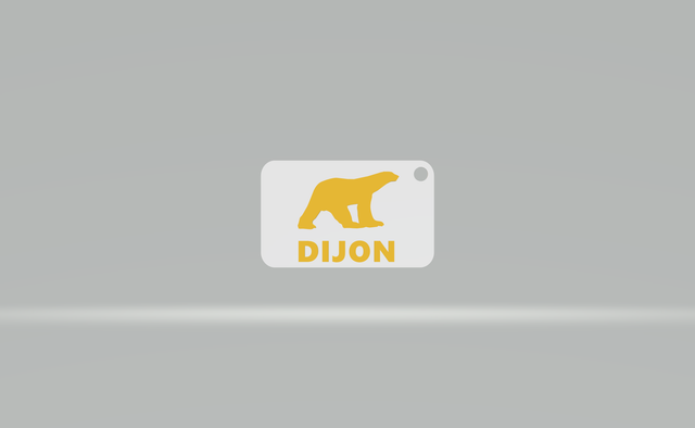 Porte clé Dijon Pompon