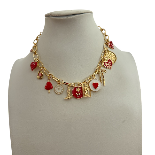 Collana Red Love 25TM-18