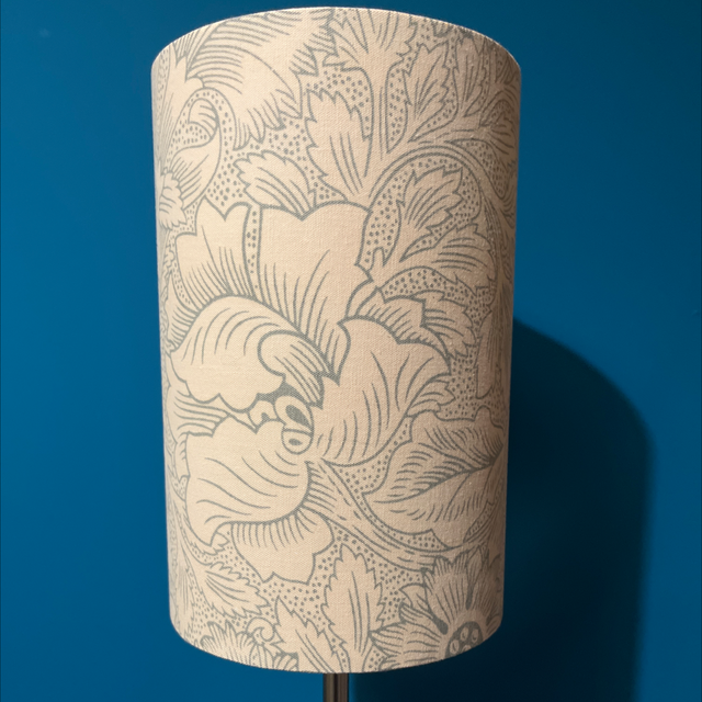 Wm Morris on vintage orange flowers