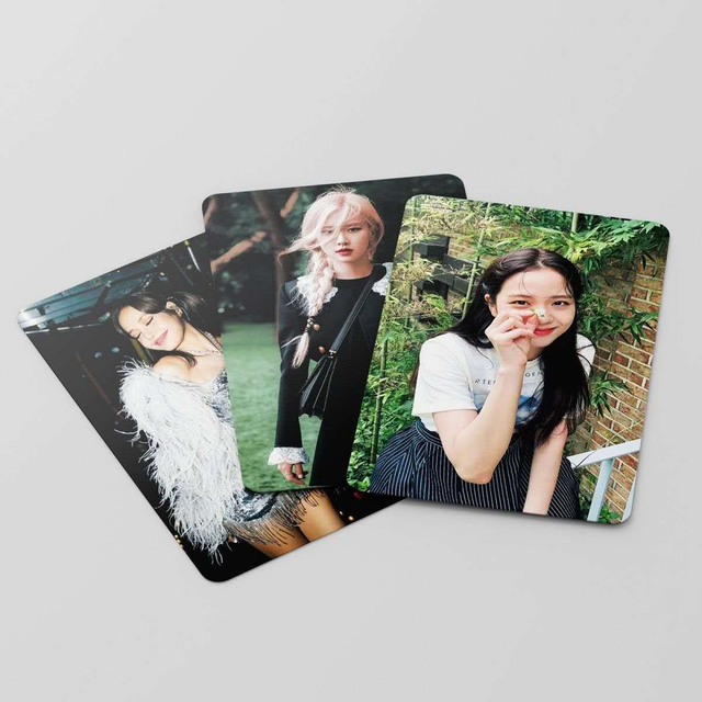 Set de cartes fan BLACKPINK fan made | Min. 5 cartes | Membres et dos aléatoires