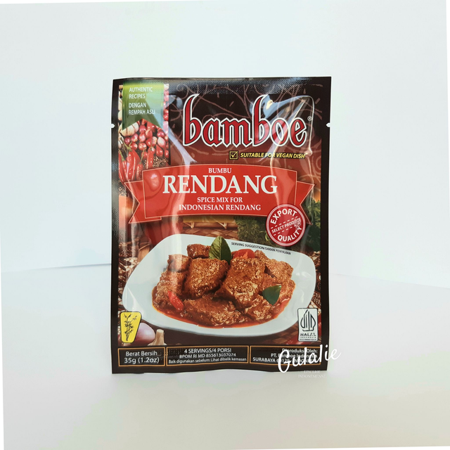 BAMBOE Bumbu Rendang - Préparation de Rendang
