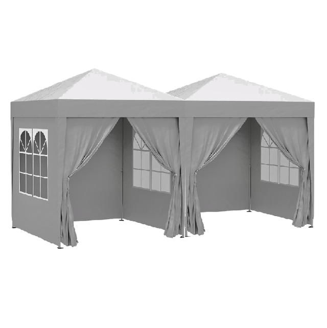 Saturday Double Wellbeing Gazebo (2.0m x 4.0m)