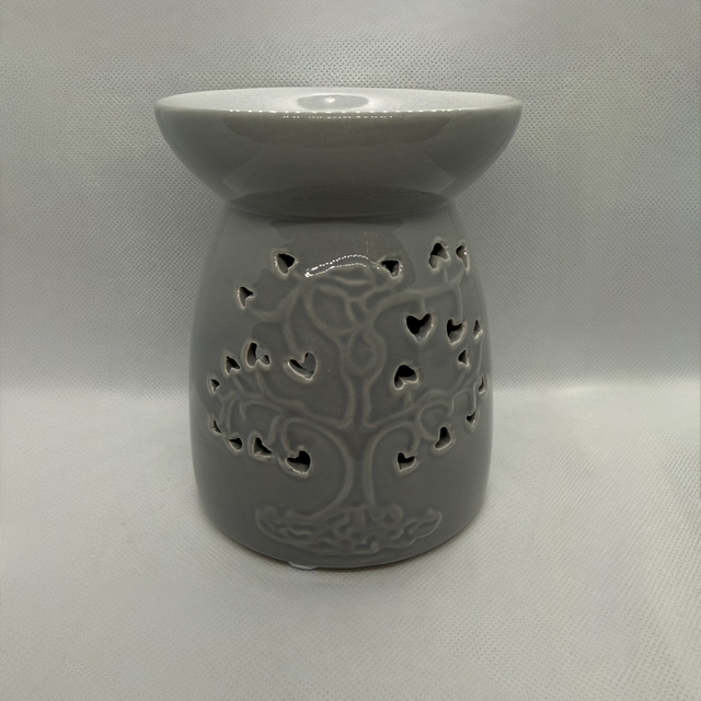 Grey Tree Of Life Tea Light Burner