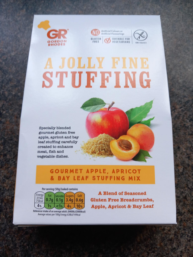 Gordon Rhodes Apple, Apricot &amp; Bay Leaf Stuffing Mix - Gordon Rhodes