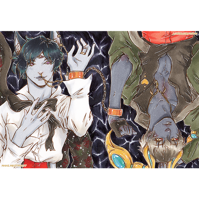 Original Art | ACEO Prints Angae + Shadid