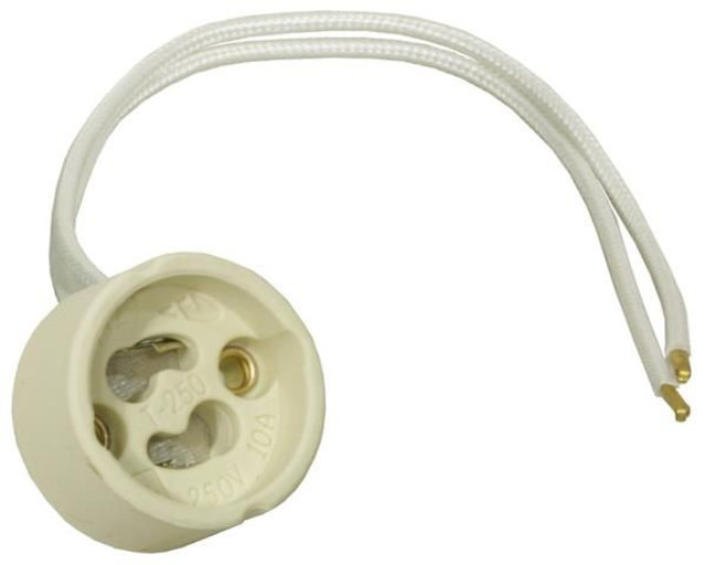 GU10 fitting met aangestripte draad lengte 20cm