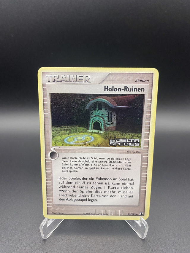 Holon Ruinen (96/113) EX Delta Species - Good - DE - Reverse Holo mit Stamp