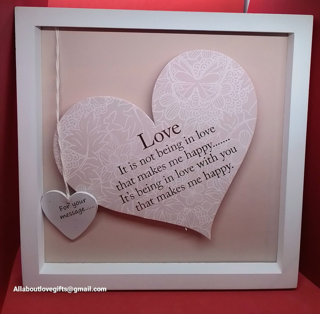 Framed Love Plaque 