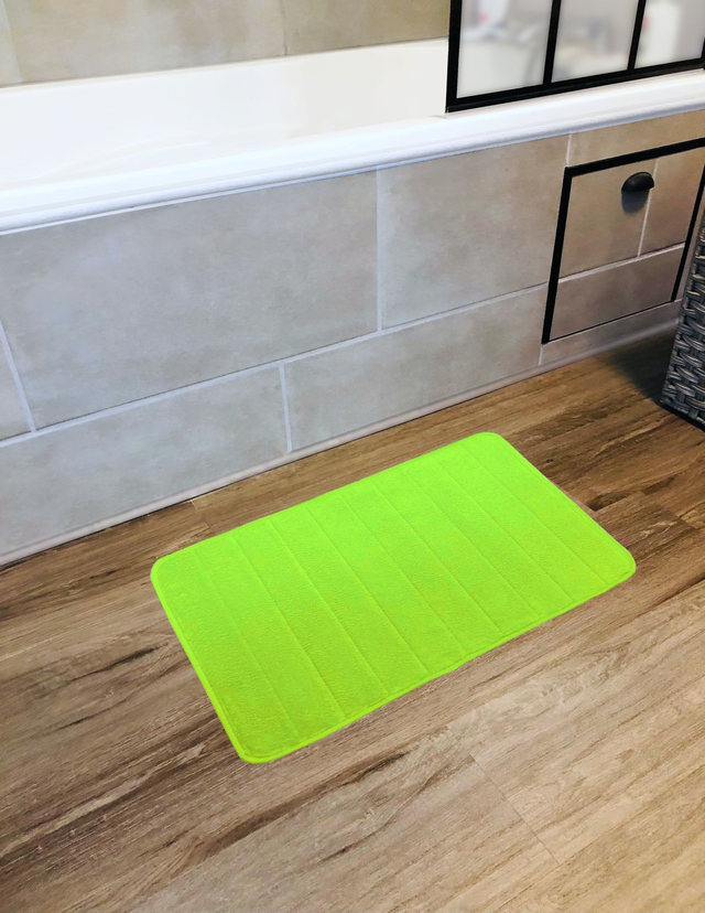 HODYSSEA Tapis de bain douche DOUCEUR 100% Polyester 80 x 50 cm Anti-dérapant