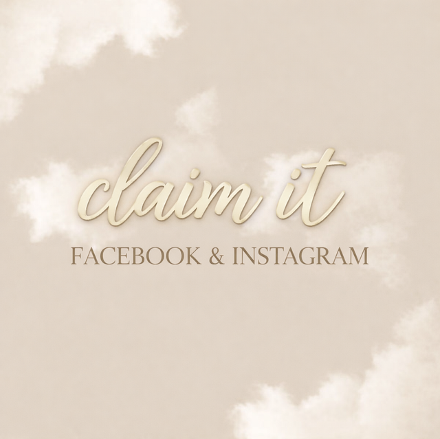 Claim It ~ FB/IG