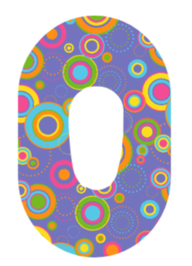 Circles on Purple Over patch G6